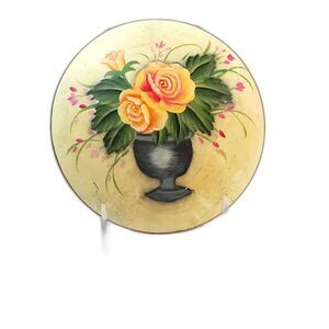 Hand-Painted Decorative Box or Trinket Box Porcelain ~Vintage~